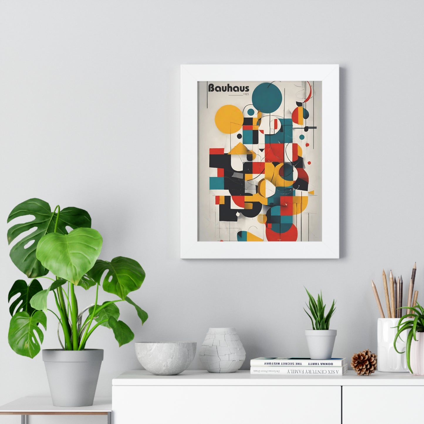 Bauhaus Random Shapes Poster