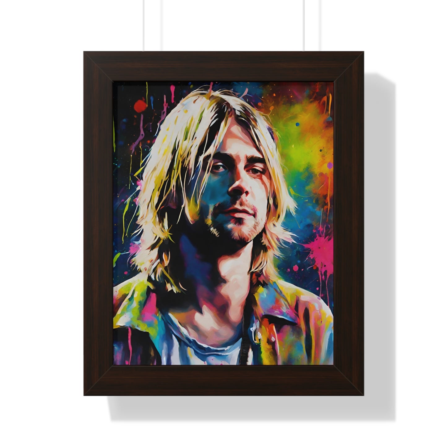Kurt Cobain Poster (Frame included)