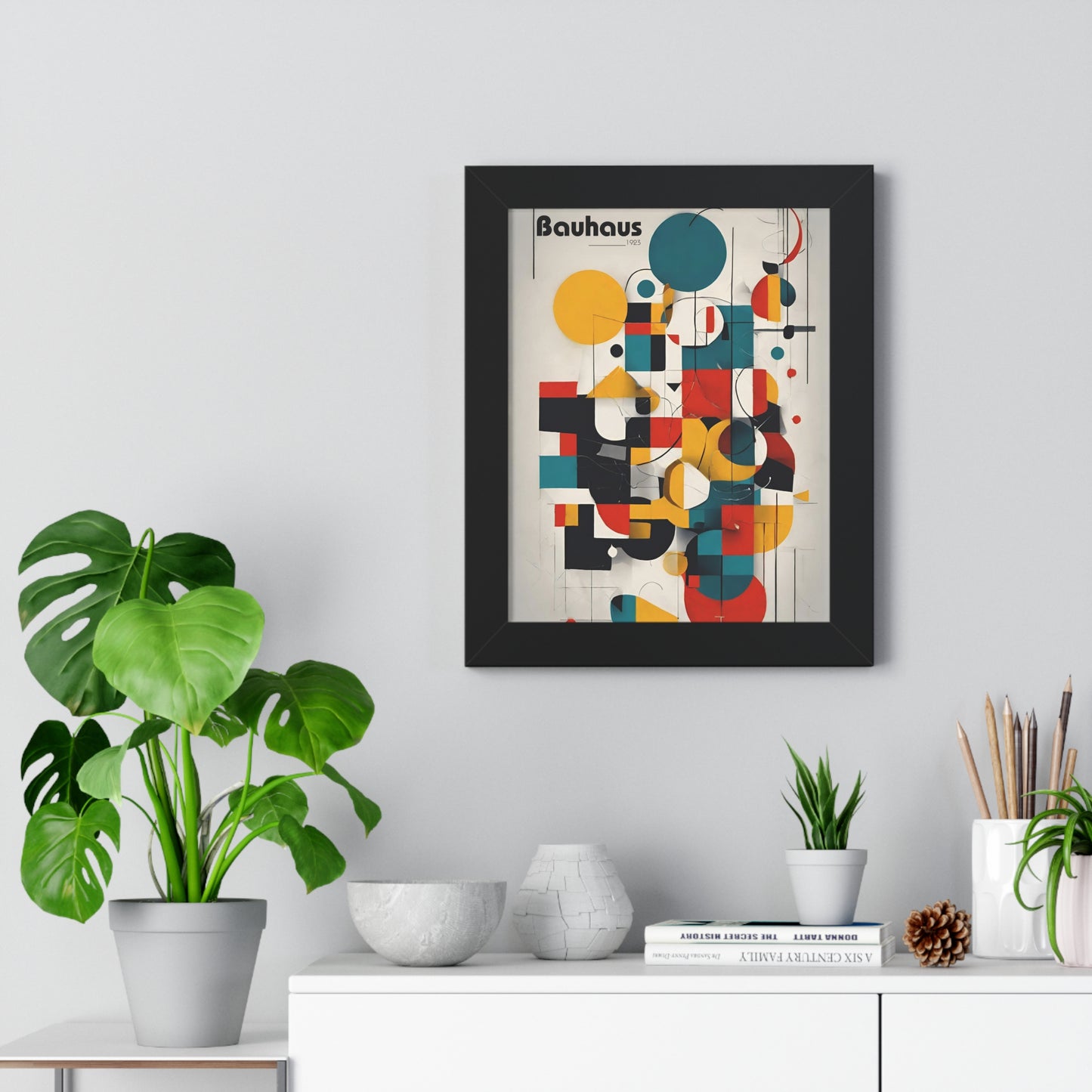Bauhaus Random Shapes Poster