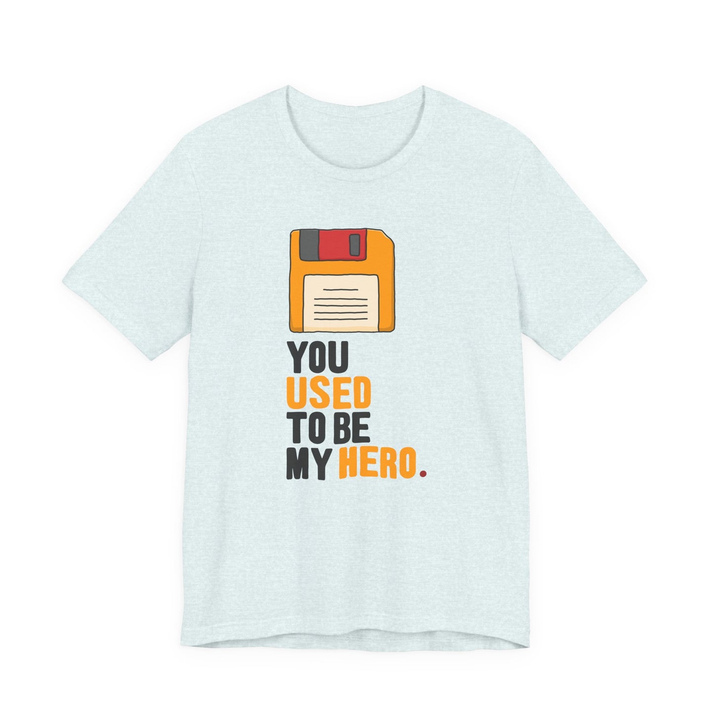 T-Shirt: Diskette 'The Floppy Disk' Retro Computer Nostalgia Tee