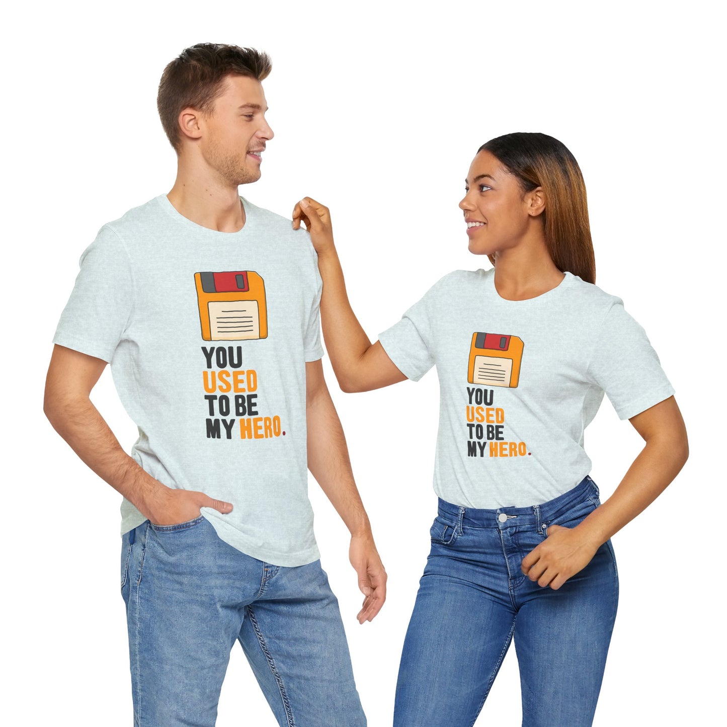 T-Shirt: Diskette 'The Floppy Disk' Retro Computer Nostalgia Tee