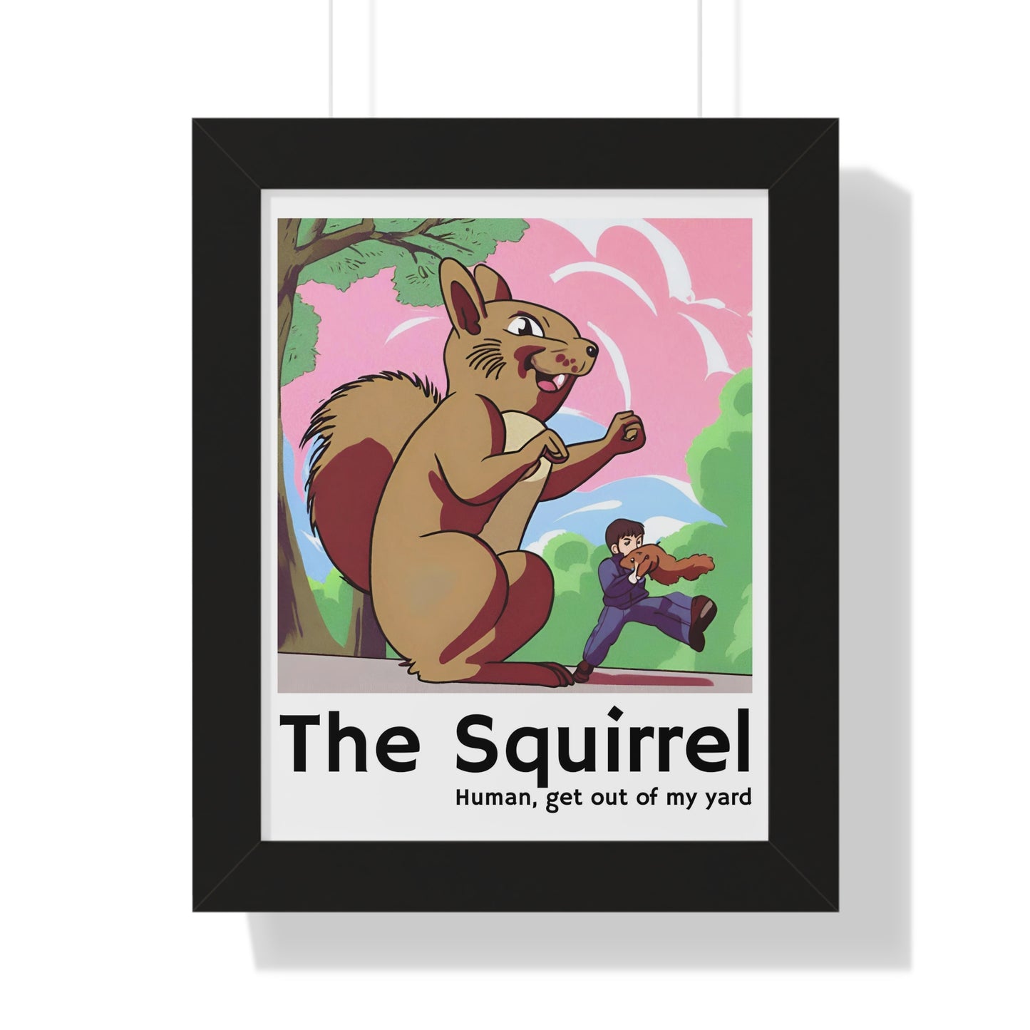 The Squirrel Revenge Anime Poster