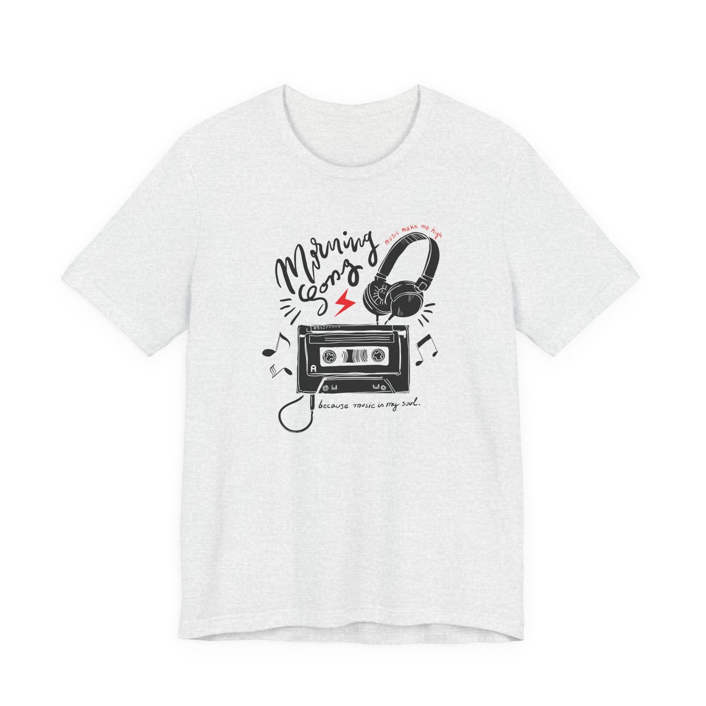 Music Lover Tee - Vintage Walkman Design