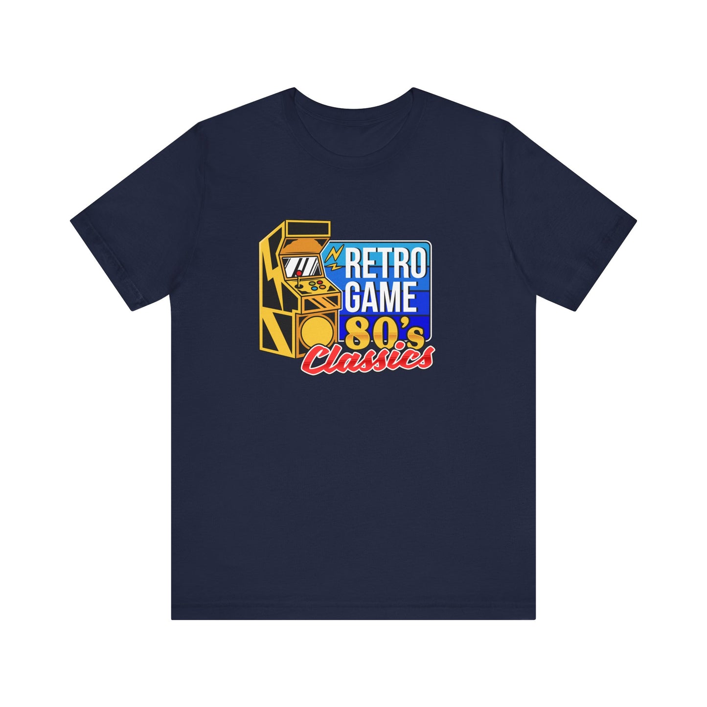 Retro Gamer Tee - 80s Video Game Console Unisex Jersey Short Sleeve Tee