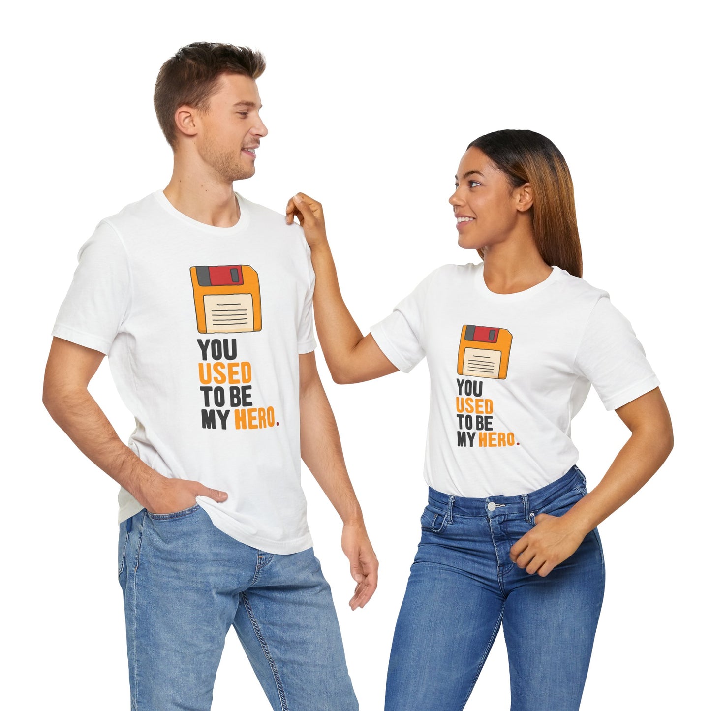 T-Shirt: Diskette 'The Floppy Disk' Retro Computer Nostalgia Tee