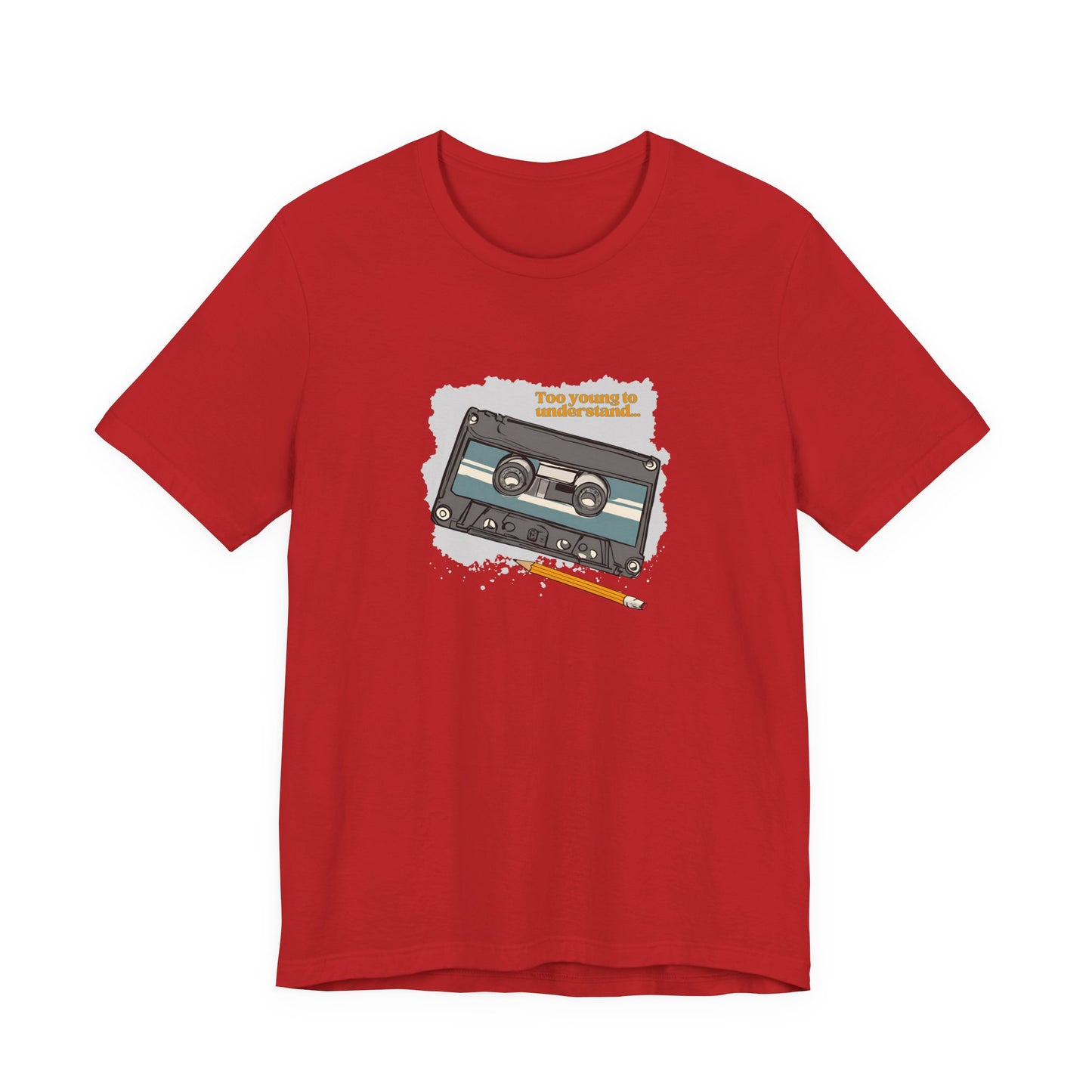 Cassete Tape and Pencil T-shirt