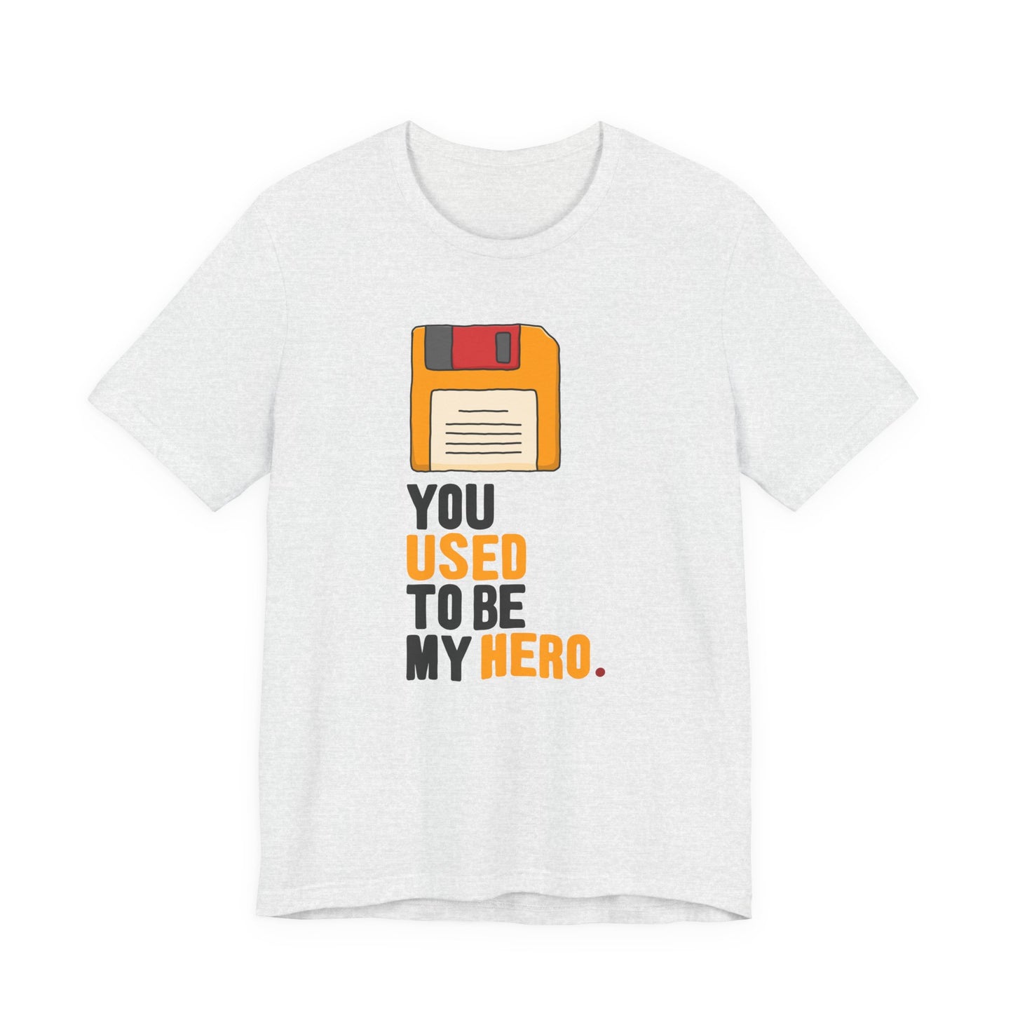 T-Shirt: Diskette 'The Floppy Disk' Retro Computer Nostalgia Tee