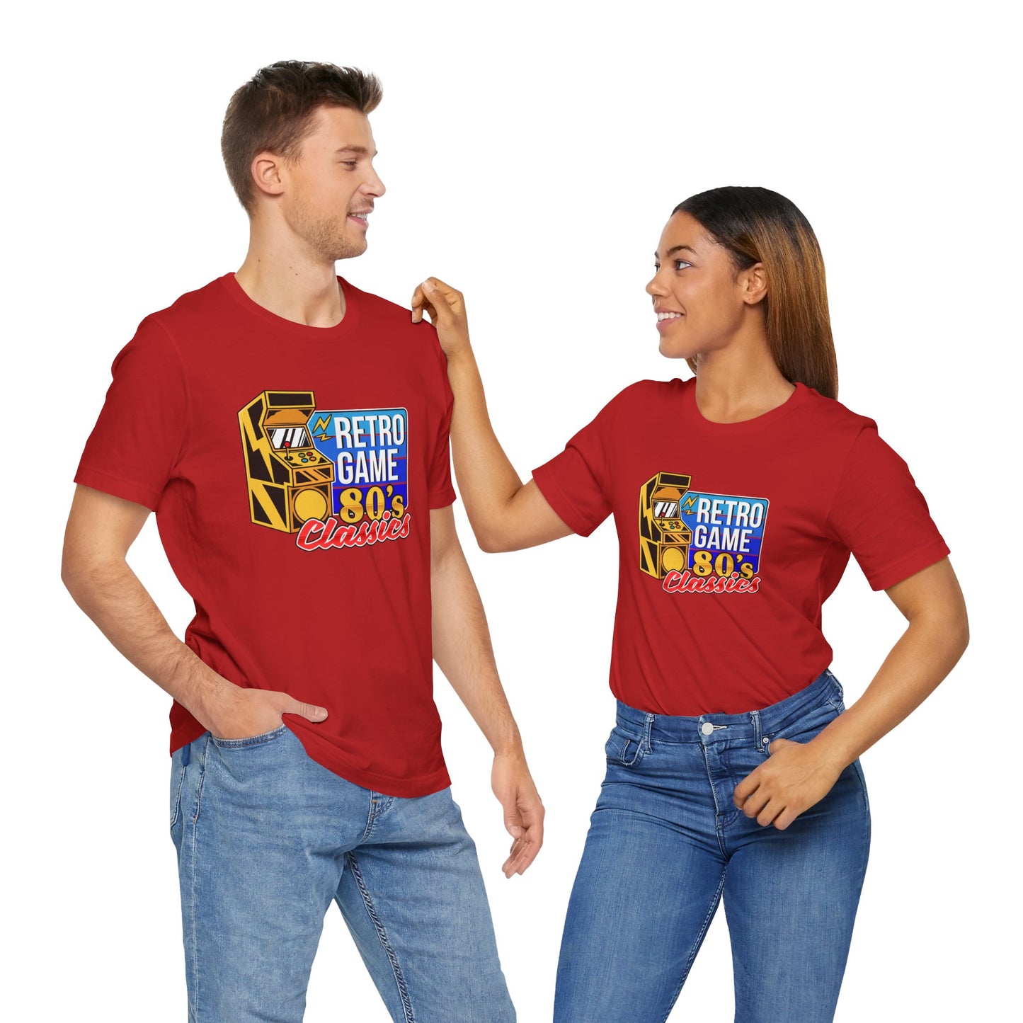Retro Gamer Tee - 80s Video Game Console Unisex Jersey Short Sleeve Tee