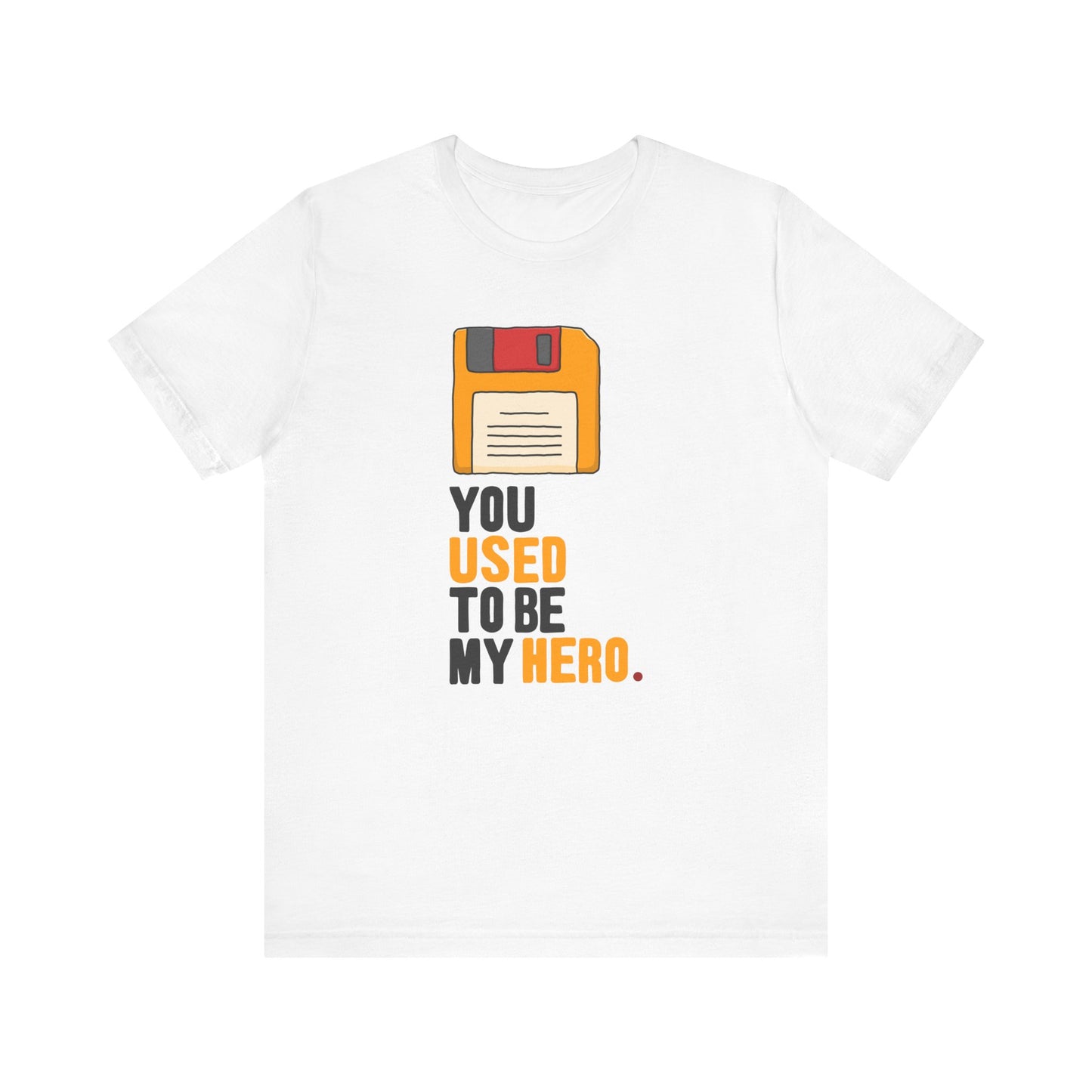 T-Shirt: Diskette 'The Floppy Disk' Retro Computer Nostalgia Tee