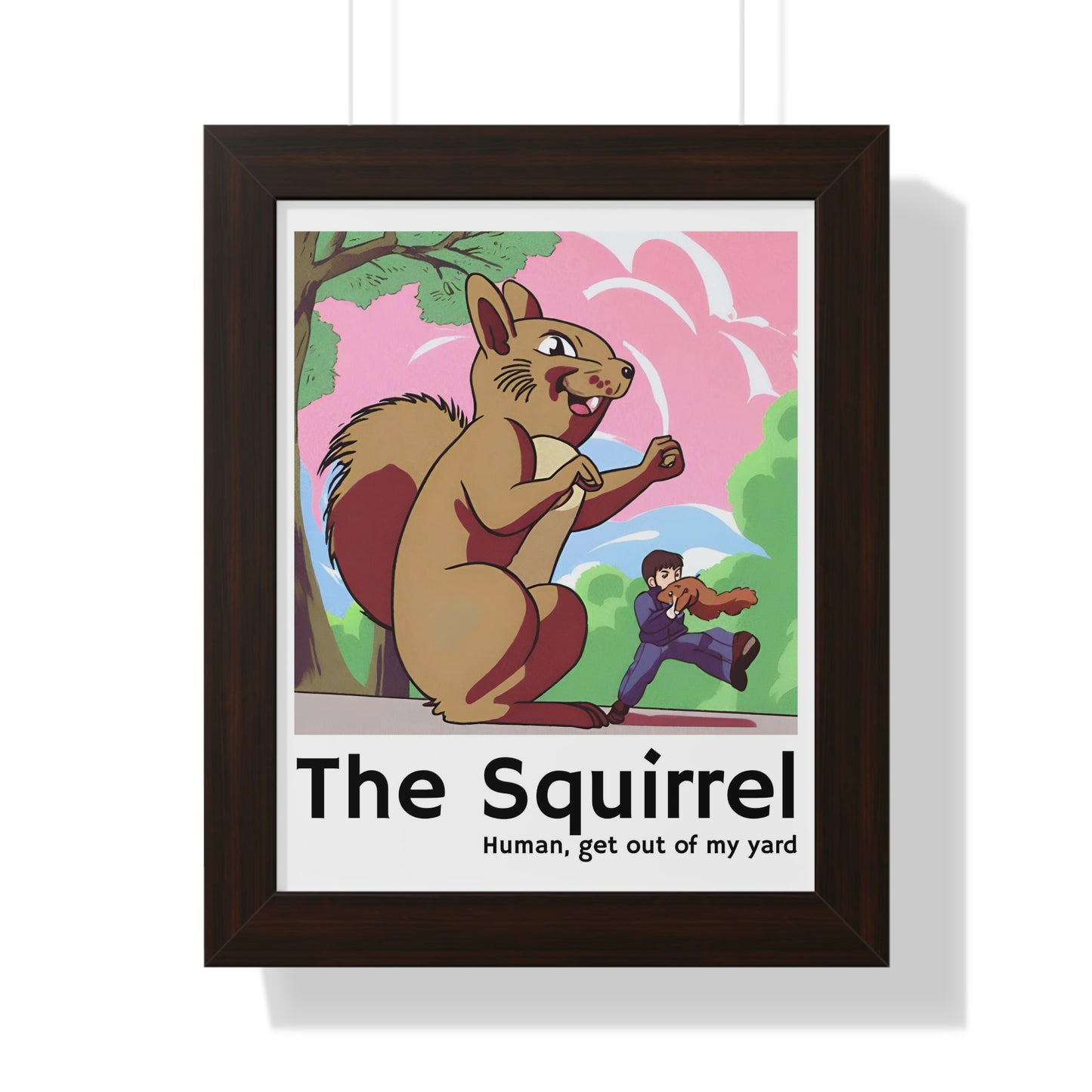 The Squirrel Revenge Anime Poster