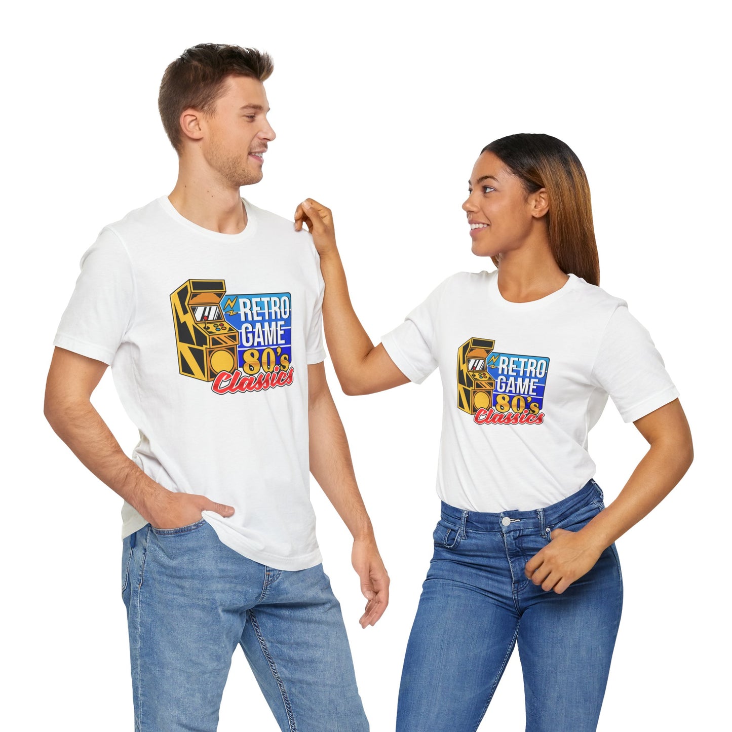 Retro Gamer Tee - 80s Video Game Console Unisex Jersey Short Sleeve Tee