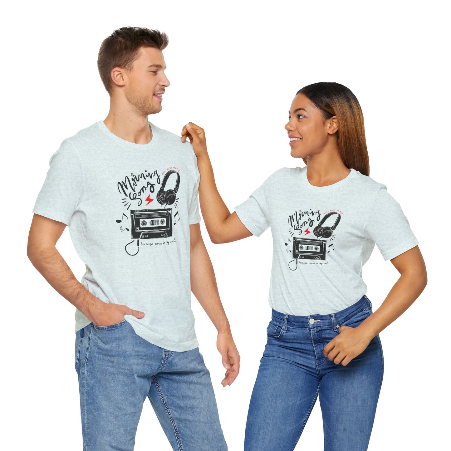 Music Lover Tee - Vintage Walkman Design