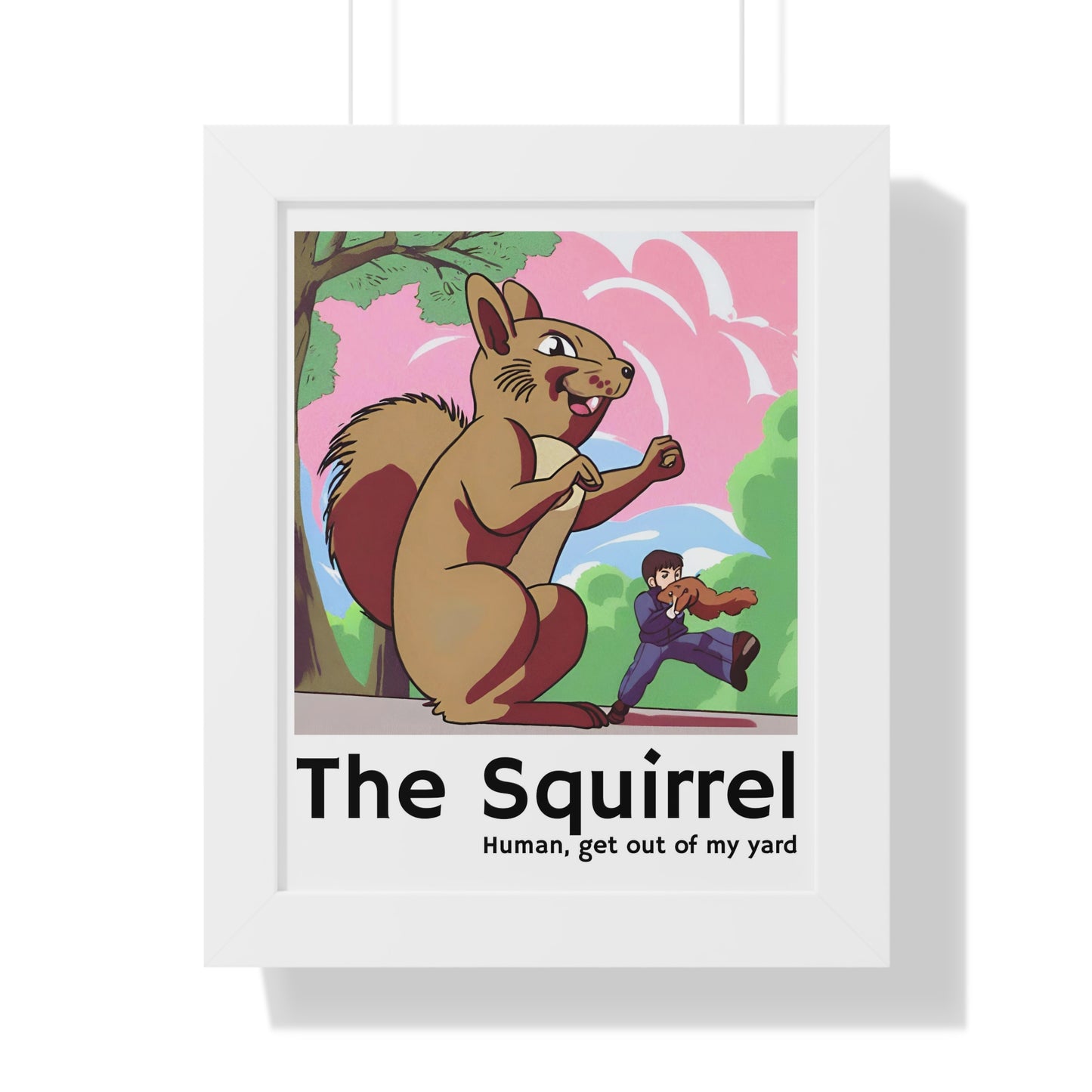 The Squirrel Revenge Anime Poster