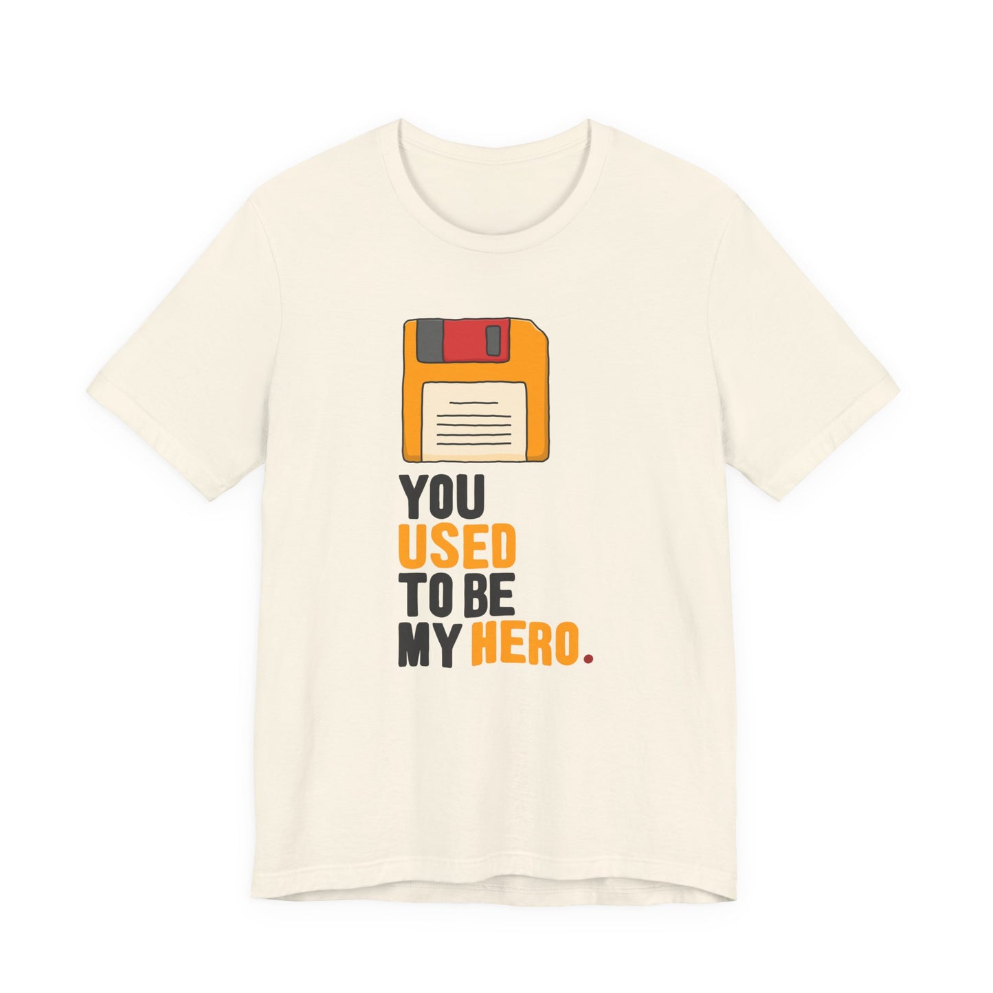 T-Shirt: Diskette 'The Floppy Disk' Retro Computer Nostalgia Tee