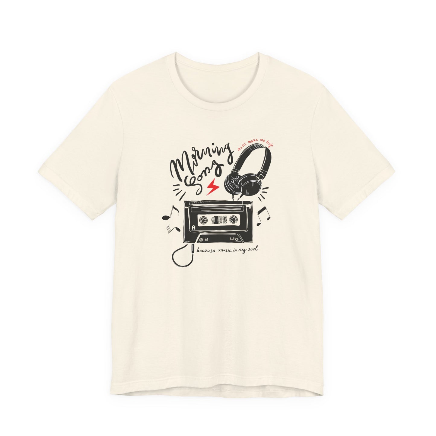 Music Lover Tee - Vintage Walkman Design